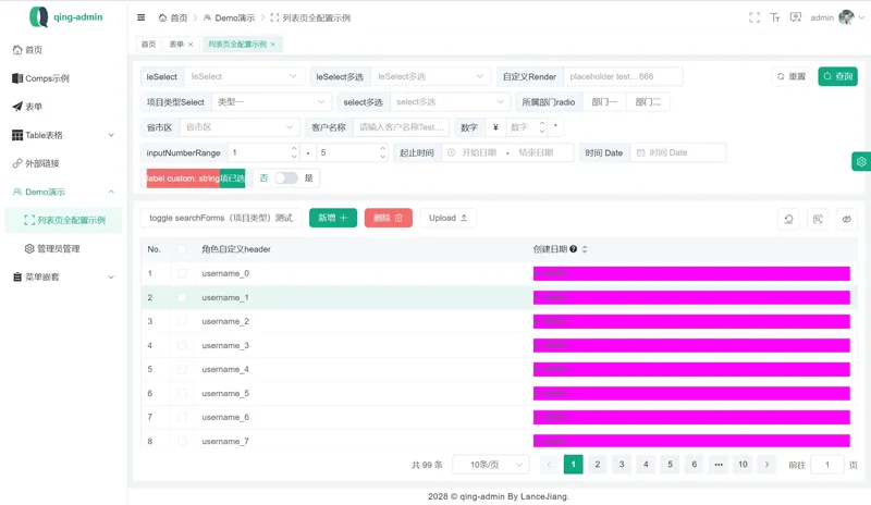 qing-admin(基于Vue3构建的企业级后台管理框架)企业网-专注于分享建站技术教程企云网