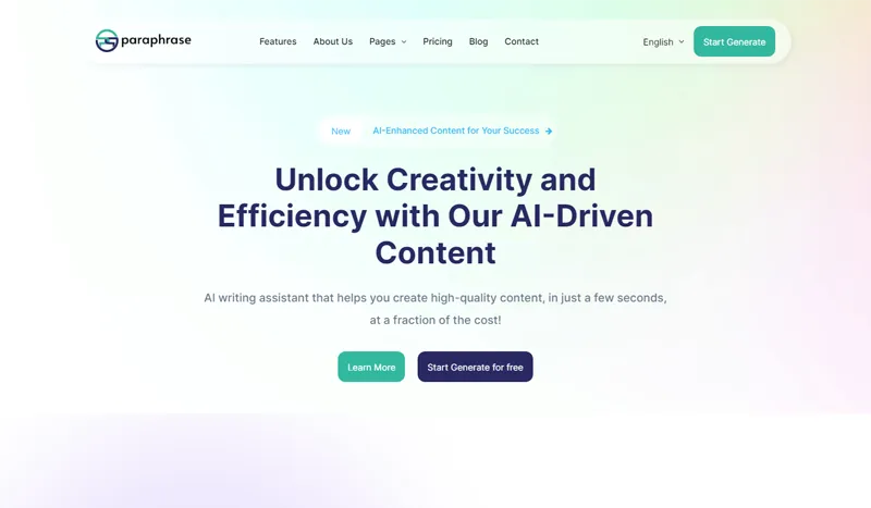 Bootstrap响应式AI写作助手官网源码企业网-专注于分享建站技术教程企云网
